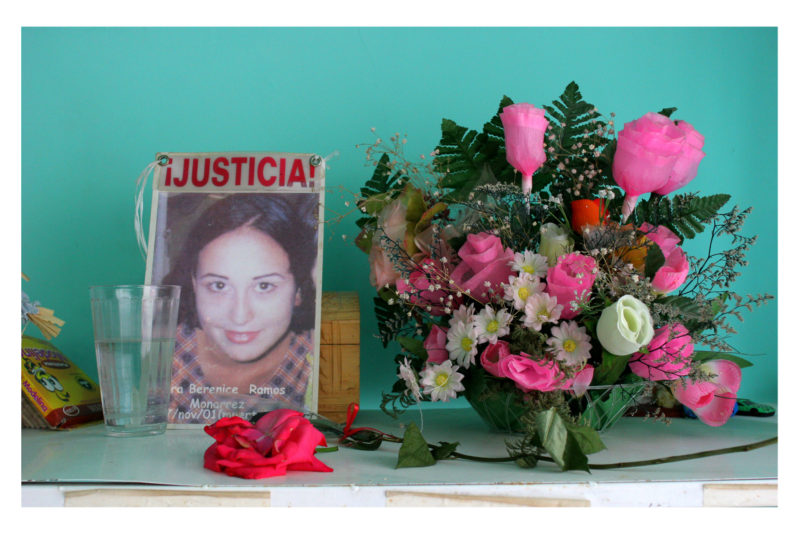 Laura Berenice Ramos Monarez went missing September 21, 2001 her body was found in Ciudad Juarez in a cotton field November 21, 2001. September 3, 2006 photo by Christ Chavez 