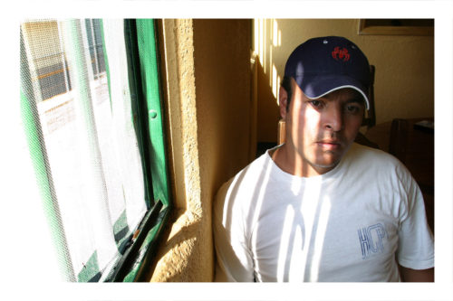 David Meza in the Chihuahua, State prison was tortured into confessing his cousins murder in 2003 then had charges dropped three years later. Photo by Christ Chavez